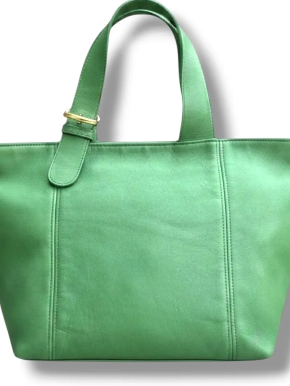 🚨BUY ON WHATNOT🚨 Pre-loved Vintage Coach Waverly Soho Tote In Leaf Green - Picture 4 of 7
